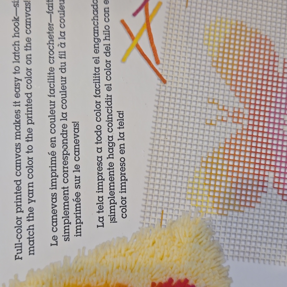 NIB Dimensions LatchHook'd Butterfly Kit - Picture 5 of 7
